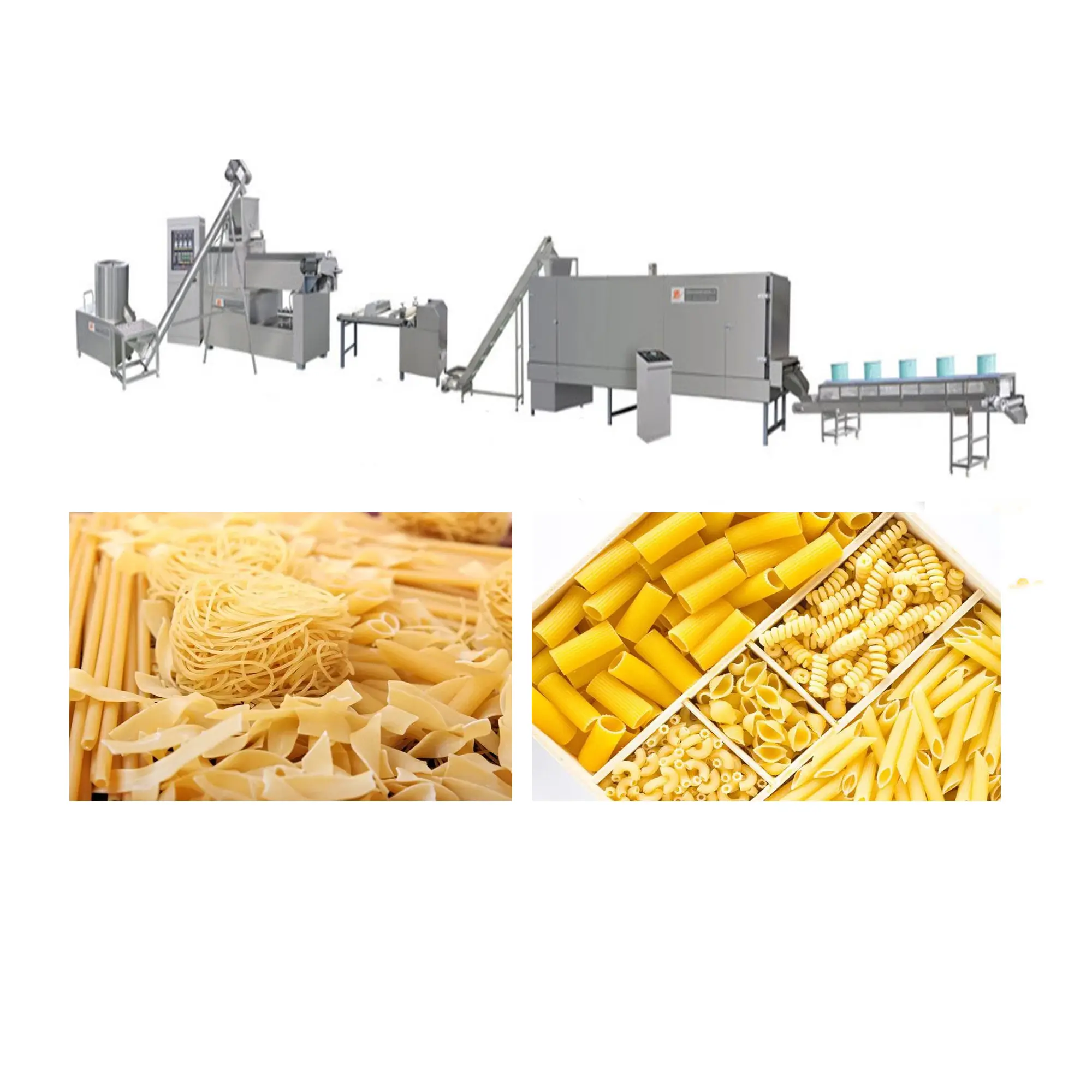 स्पेगेटी बनाने की मशीन पास्ता लॉन्ग कट पास्ता उत्पादन लाइन