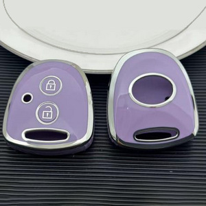 2 düğme araba anahtarı kapağı kap durumda korumak için Grand WIGO Avanza Daihatsu Xenia için PERODUA Alza Myvi Axia Perodua anahtar kapak - Product Image 5
