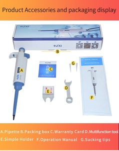 HuXi Digital Variable Volume Adjustable Micropipettes Lab <strong>Microliter</strong> Pipette with Customizable Tips OEM Support - Product Image 5