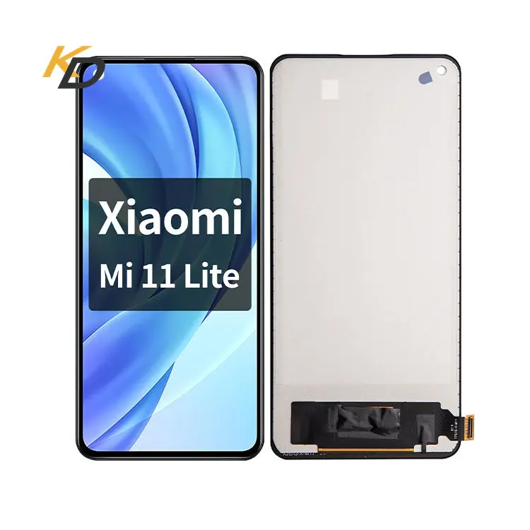 100% Testado Para Xiaomi Mi 11I Tela LCD Touch Screen Com Moldura Para Xiaomi Mi 11 Lite Tela LCD