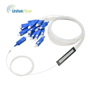 Reti centro dati ottico plc splitter mini acciaio tipo 1*16 SC UPC 0.9MM 1M 1.5M fibra splitter - Product Image 6