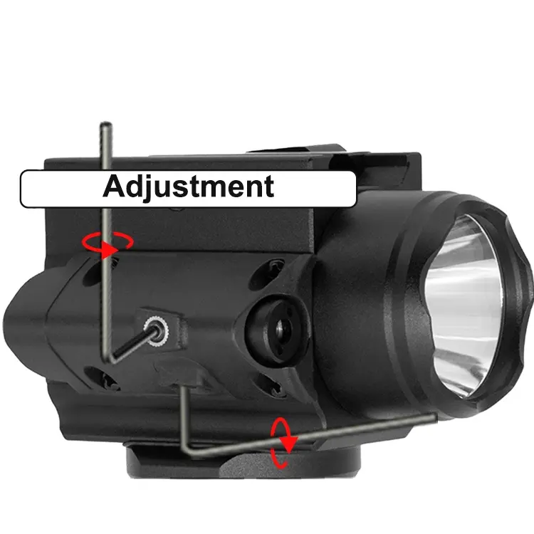 Câmera termográfica de visão noturna para caça, visão óptica monocular a laser, combinação com lanterna, ideal para caça