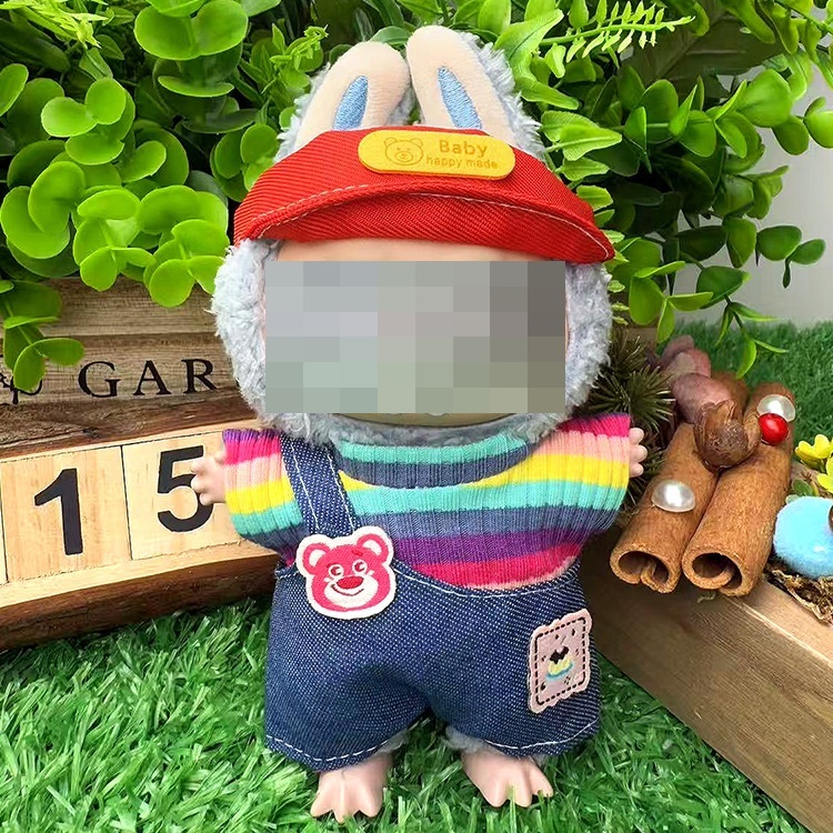 Rainbow striped off-shoulder