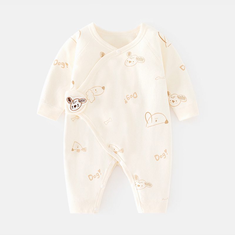Apricot color (crooked dog shaped onesie)