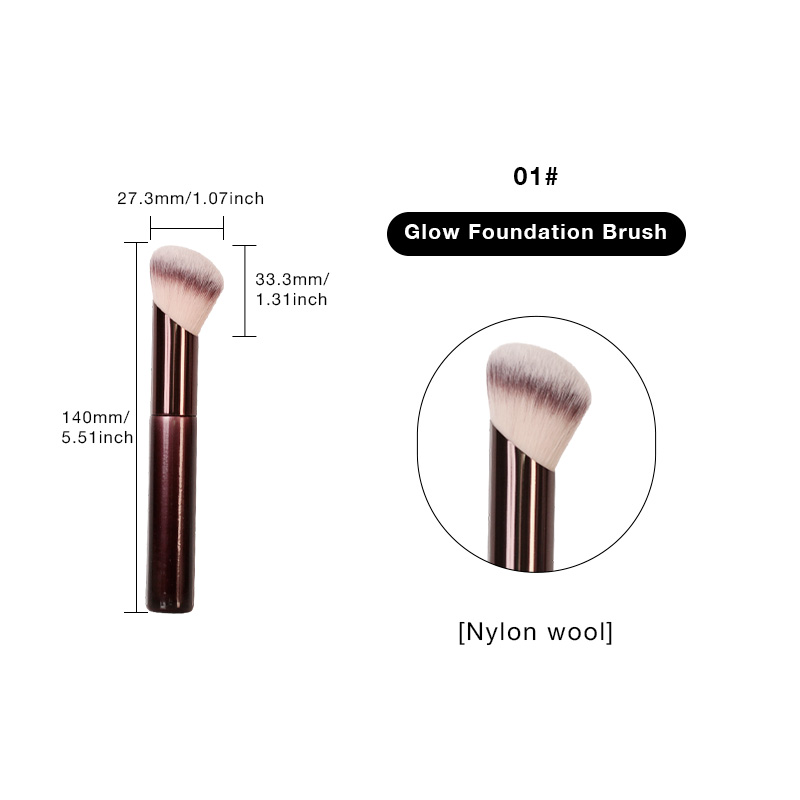 Brocha para base Brown Glow