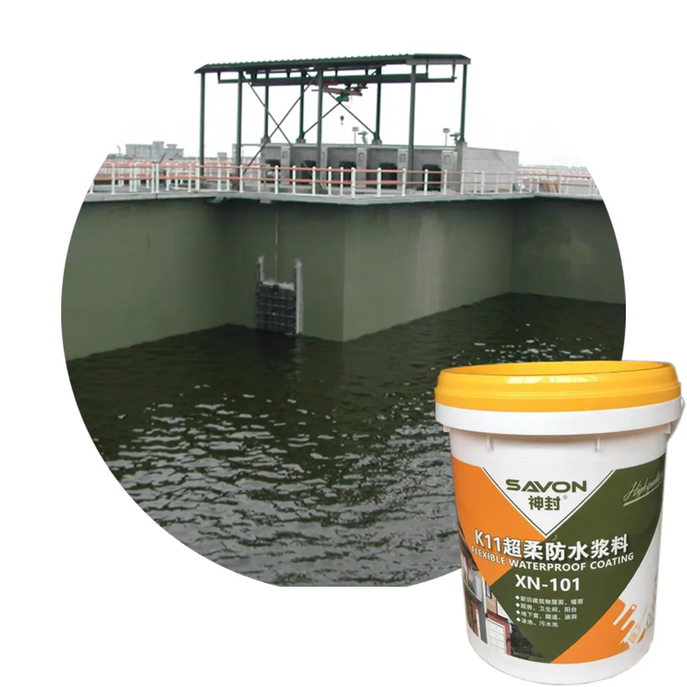 Fabrika kaynağı K11 su geçirmez kaplama duvar evrensel kaplama sızıntısı-beton çatı için tamir bulamaç