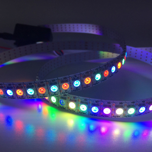 WS2812 ws2811 pixel 5050 rgb 144 led strip light flex dc 5v indirizzabile smart led strip light led corda light bar - Product Image 2
