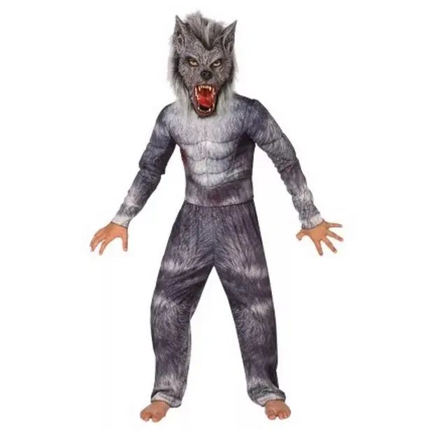 Disfraz de Lobo de monstruos espeluznantes para niños, Halloween, 2023, para niños, 2017