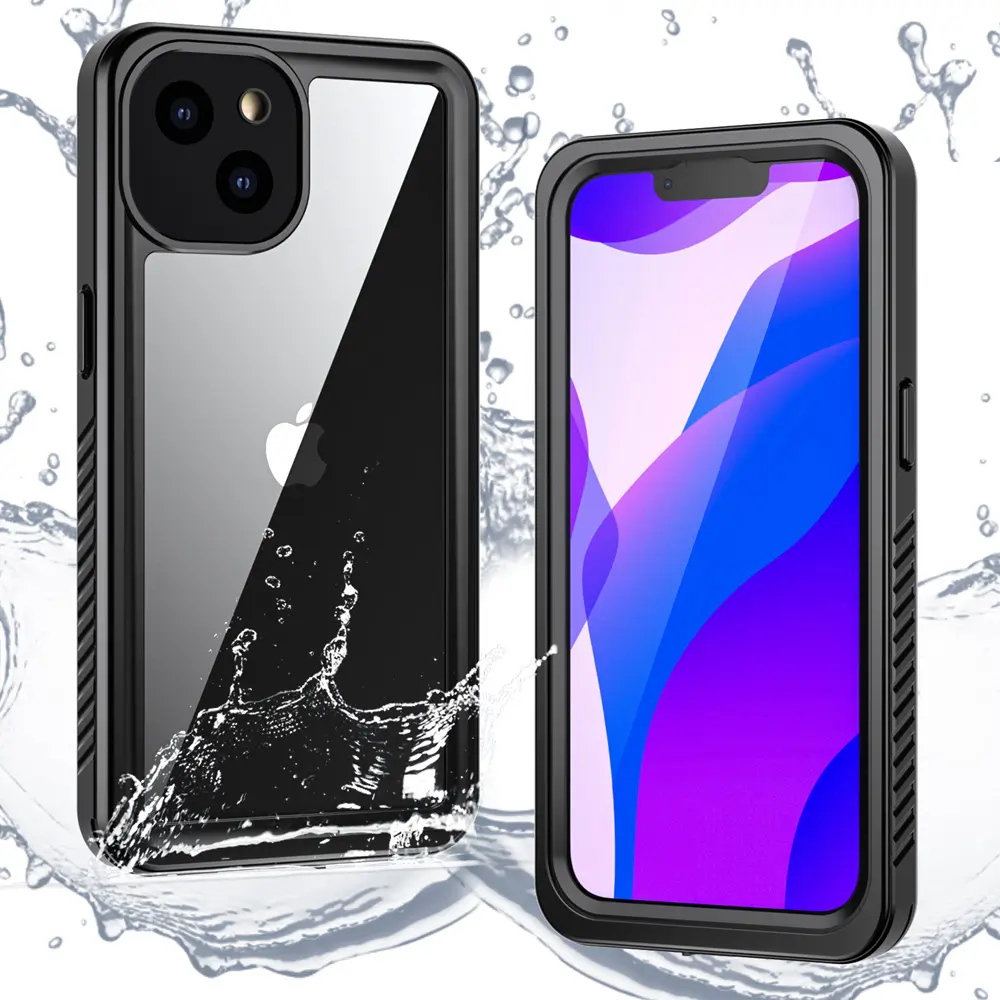 เคสโทรศัพท์มือถือกันน้ำใต้น้ำกันฝุ่นทรายกันกระแทก IP68สำหรับ iPhone 13
