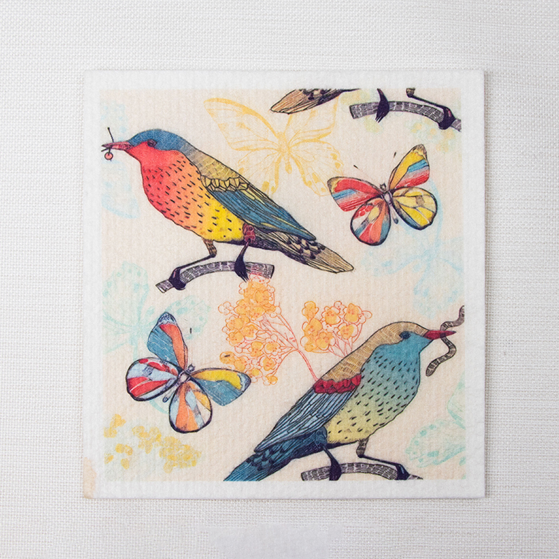 Butterfly and bird (Flower and Bird Series)