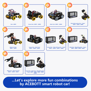 Robot linking ESP32 Programmier bares Roboterauto-Kit für Arduino Smart Robot-Autoset zum Erlernen von Bildungs automatisierung skits