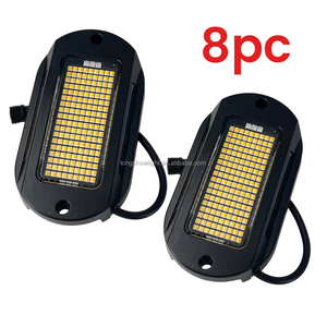 Kingshowstar <span class=keywords><strong>2025</strong></span> New Rock ánh sáng 219led hổ phách & trắng <span class=keywords><strong>LED</strong></span> Rock ánh sáng xe Phụ kiện Đá ánh sáng - Product Image 4