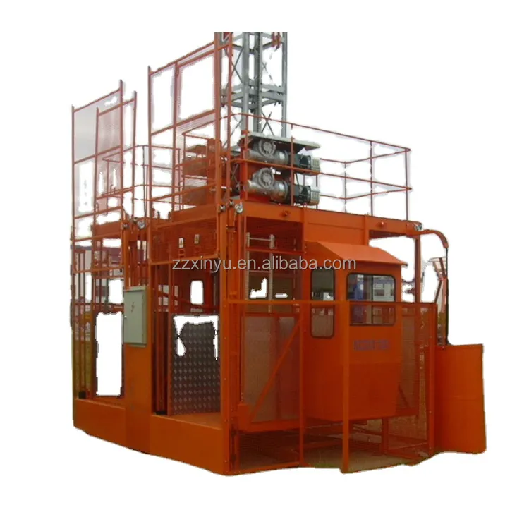 Construction Material Hoist Lift Elevator with Rack and Pinion Lifter