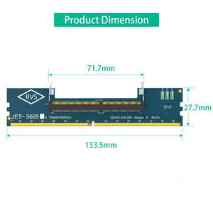 Laptop RAM zu SO U-DIMM Desktop Adapter karte, Speicher tester SO DDR5 zu DDR5 U-DIMM Konverter - Product Image 3