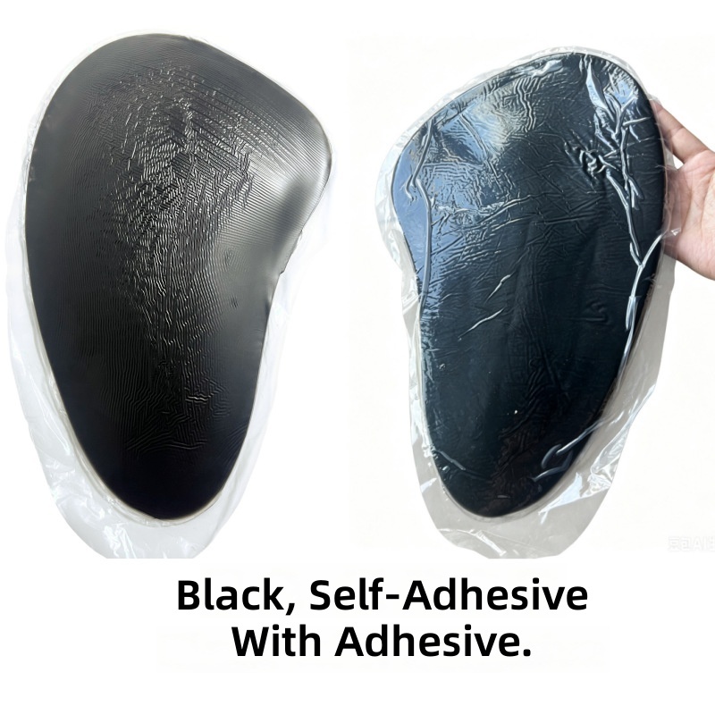 Black with glue