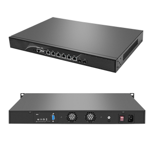 OEM 1U Rack-Gehäuse Industrie-PC Intel Celeron 3865U Dual Core 1,8 GHz 6 Lan 2 SFP-Netzwerksicherheits-<span class=keywords><strong>Firewall</strong></span>