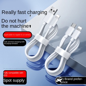 <strong>For</strong> iPhone <strong>for</strong> <strong>Data</strong> <strong>Line</strong> Wholesale 1 Meter PD Fast Charging Cable 20W/27W/30W TPE Material Made in China - Product Image 4