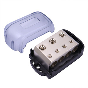 <strong>3</strong>*0GA <strong>Input</strong> 4*4GA <strong>Output</strong> Ampere Car Audio Gauge Cable <strong>Splitter</strong> Ground Power Distribution Block - Product Image 4