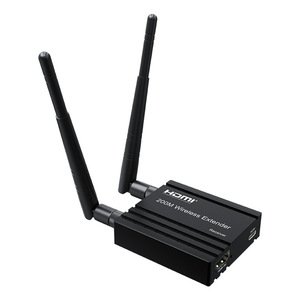 Extensor HDMI inalámbrico de 200m con un TX a cuatro RX Metal 1080p Resolución Video estéreo Salida VGA Entrada de 5V Rango de 5m