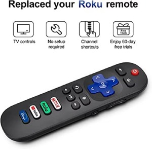 ユニバーサルエアマウススマートテレビリモコンRoku用Youtube安定した信号多機能リモコン - Product Image 6