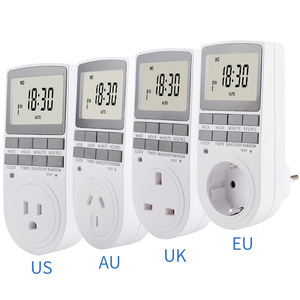 Grande display LCD digitale interruttore timer programmabile elettrico intelligente presa timer presa smart timer