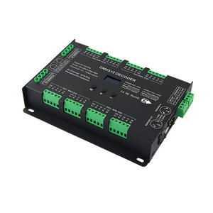 BC-632 32 канала RGB RGBW светодиодный DMX в PWM Декодер OLED дисплей RDM Поддержка 8 бит 16-битный светодиодный DMX контроллер 32CH DMX512 декодер - Product Image 1