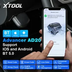 AD10 OBD2 Blue tooth ELM327 <strong>code</strong> reader automotive fault detection and diagnosis - Product Image 6