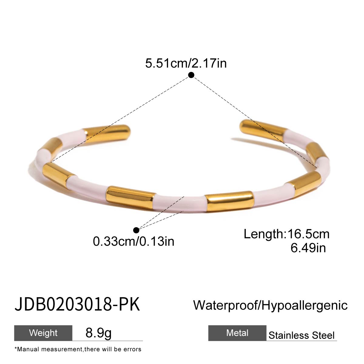 ทอง 18k JDB0203018-PK