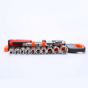 High Torque 12pcs Wrench Socket Tool Set <strong>12</strong>.5mm Household Auto Car Repair Tool <strong>Kit</strong> <strong>1</strong>/2'' Ratchet Wrench Socket Set - Product Image 4