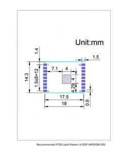 <strong>ESP8266</strong> <strong>WiFi</strong> <strong>module</strong> ESP-WROOM-02U <strong>module</strong> International Edition Home/Industry/Agriculture automation Good price - Product Image 3