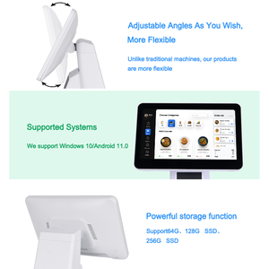 Pantalla táctil de capacidad de 10 puntos Pos Teminal Sistemas Windows y Android usados Aplicable a varios escenarios Pos Machine - Product Image 3