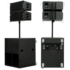 DTL110 Stage concerto professionale Line Array sistema di altoparlanti DSP 18 pollici Sub-woofer 10 pollici attivo Line Array di altoparlanti Set - Product Image 1