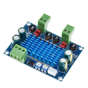 Placa amplificadora de potencia HIFI Digital de alta potencia 2*120W 2 TPA3116D2 chasis dedicado entrada enchufable 5V 24V 28V salida 120W - Product Image 5
