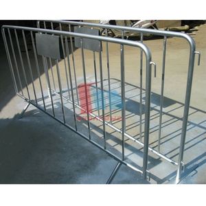 Di động kiểm soát đám đông tạm thời cho người đi bộ di động rào cản an ninh trước mạ kẽm kiểm soát đám đông rào cản an toàn rào cản - Product Image 2