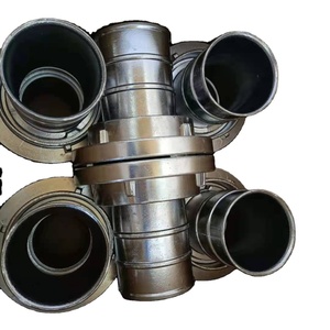 德国1型 "-6" 长尾<span class=keywords><strong>Storz</strong></span>消防软管联轴器铝黄铜软管柄铸造工艺50毫米管合金橡胶头