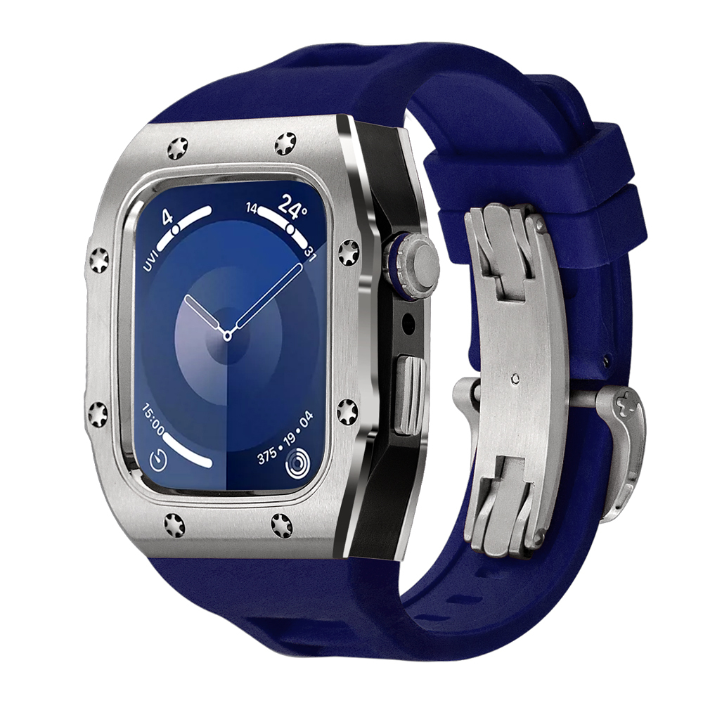 silver black-blue