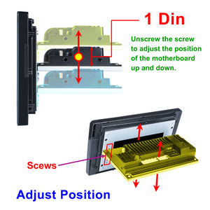 1din Auto Elektronik Touchscreen Auto 9 Zoll LCD-Spiegel Auto Video GPS Navigation BT FM AUX Mirror Link Android Player - Product Image 6