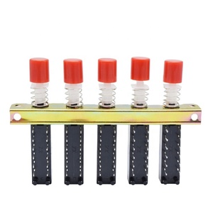 Interblocco Push Button Switch di Piano Tipo 12 Pin 5 Fila interruttore della tastiera interruttore gang interruttore - Product Image 1
