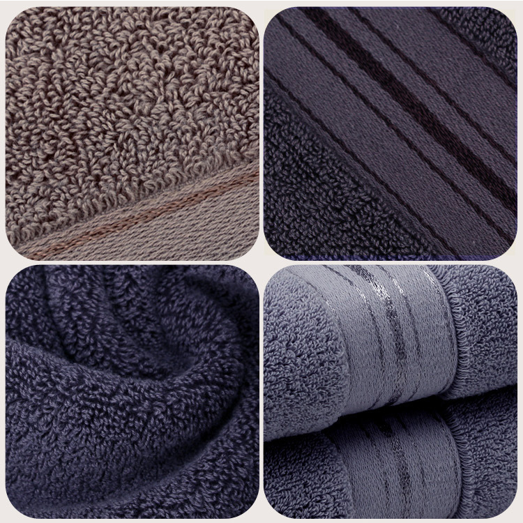 Wholesale Face Towel 100% Cotton Washcloth Wash Cloths 550GSM Thick 35*35 Grey White Light-tan Pink Raven-blue Blue