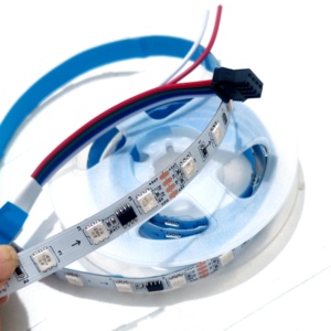 Adresli RGB dijital piksel LED şerit ışık 5050 60 LED 16703IC 4 Pin kablo özgeçmiş indir sürekli fonksiyon denetleyici PCB - Product Image 2