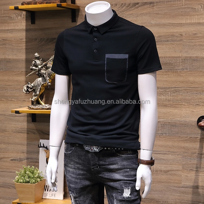 Wholesale Cotton Plain Blank Casual Quick Dry Breathable Short Sleeve Men Clothes comfortable Print Golf Polo Tee Shirts