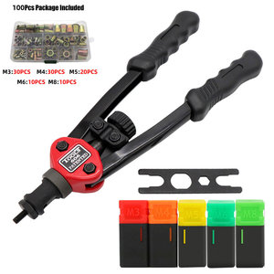 Chuyên nghiệp <span class=keywords><strong>riveting</strong></span> Máy Heavy Duty đinh tán Súng đôi xử lý đinh tán Nut công cụ bt606 - Product Image 3