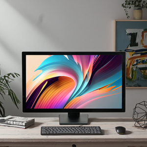 27英寸VGA高清MI接口1920*1080 IPS液晶显示器，带PCAP电容触摸面板 - Product Image 1