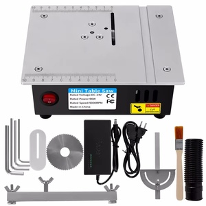 Çok fonksiyonlu masa testere elektrikli masaüstü testere küçük ev DIY kesme aracı ahşap tezgah torna Mini masa testere - Product Image 6