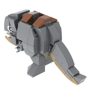 新星MOC2103迷你积木B-rue-ger经典模型砖1:36建筑电子玩具儿童玩具人物