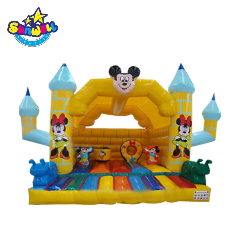 Minnie Mouse Bounce Club House, Mini jerséis inflables baratos, casas pequeñas inflables