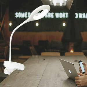 Estudiante Aprendizaje Lectura Clip Lámpara Carga LED Dormitorio Cabecera Libro creativo Luz Lámpara de escritorio - Product Image 2