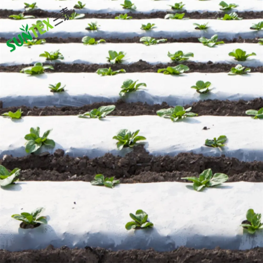 1.0mil white vegetable growing weed barrier garden film agricultural degradable ground cover plastic mulch film
