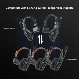 Mammoth Pro Director's Wireless Noise-Canceling Headset Communication <strong>System</strong> Full-Duplex <strong>Intercom</strong> for <strong>Stage</strong> Events Microphones - Product Image 2
