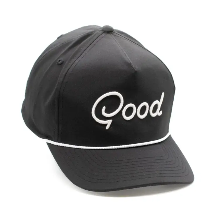 Alta calidad al por mayor en blanco personalizado bordado Impresión logotipo 5 paneles hombres deporte al aire libre Gorras cuerda de nailon Golf gorra de béisbol sombrero